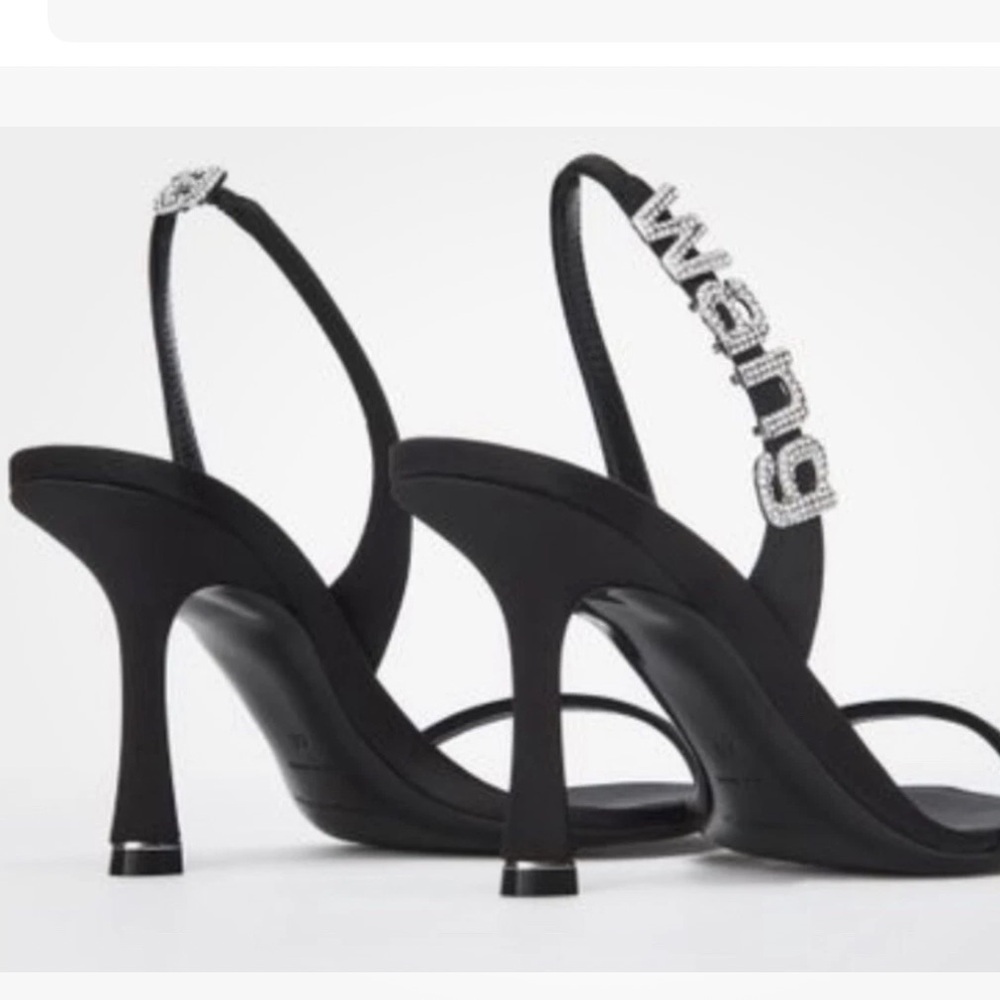 Alexander Wang Black Strappy Heels